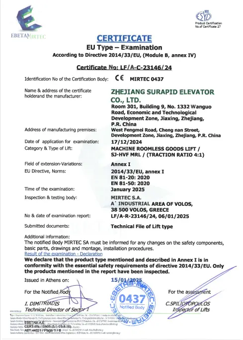 1789023705196517.webp Surapid cargo elevator CE certificate.webp