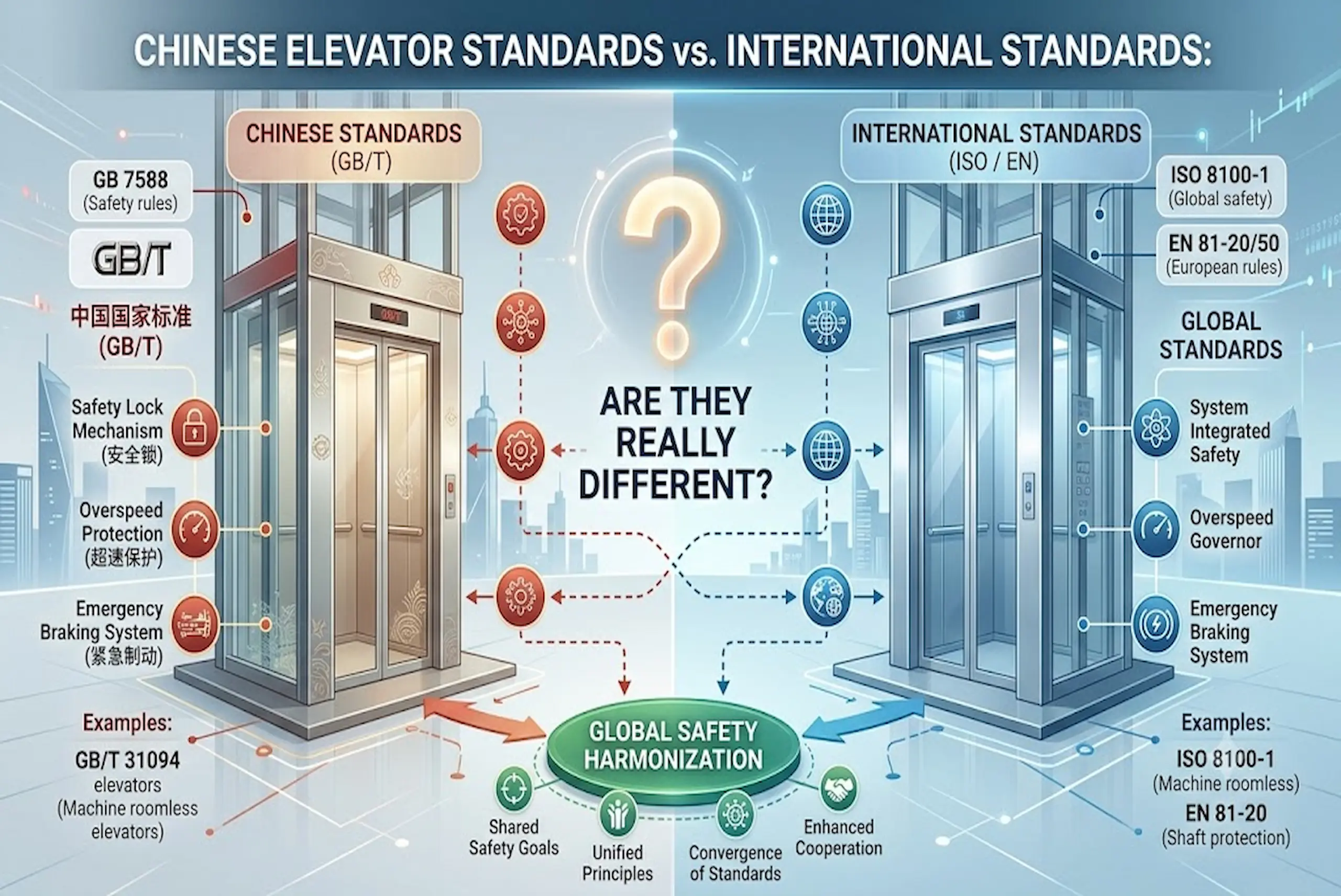 Chinese Elevator Standards vs. International Standards: Are They Really Different?